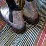 Dr Martens Silver 2976 Junior Leather Chelsea Boots , Size Eu 33, Uk 1 Image 4