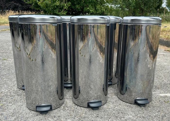 Brabantia 30L Bins - Brilliant Steel - Very Good Condition