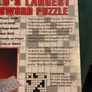 Brand New Vintage Unopened World's Largest Crossword Puzzle Image 4