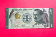 Guatemala  1 Quetzal   2023. Pick  129.  Commemorative Issue  1924 - 2024 ( Uncirculated )