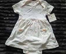 9months, With Tags Carter's Baby Dress with Bodysuit