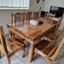 Dinning Table and 8 Chairs Image 5