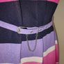 Vintage 70s pink striped A-line dress size S/M Postage included Image 3
