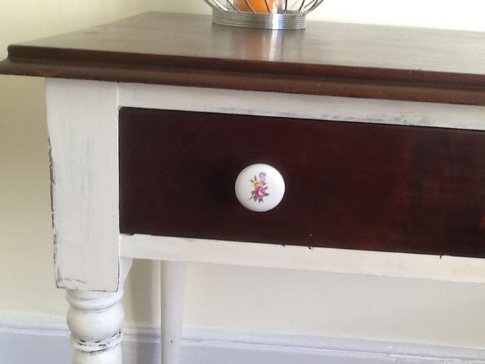 Upcycled desk table