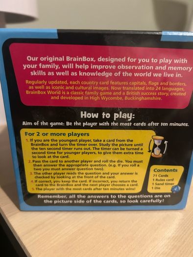 Brainbox The World Game
