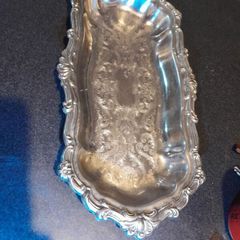 Antique long tray 35cm