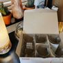 Set of six large glasses Image 2
