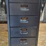 steel set of vintage drawers Image 7