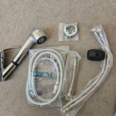 Kitchen tap, mixer with pull out, chrome, NEW