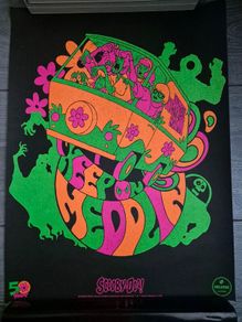 Scooby-doo Blacklight Poster