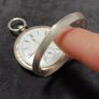 old pocket watch made of 935 silver Image 2