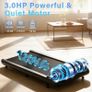 Walking Pad with 9% Incline for Home, 3 In 1 Under Desk Treadmill with Remote Control and App, 3.0HP 2-6KM/H Portable Walking Treadmill, Capacity 110 kg Image 3