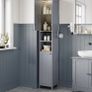 Bathroom Cabinet with lighting White or Grey Image 3