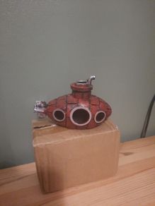 submarine fish tank ornament
