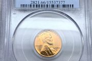 USA United States 1954 S Lincoln Wheat Penny Cent PCGS MS66RD