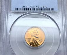 USA United States 1954 S Lincoln Wheat Penny Cent PCGS MS66RD