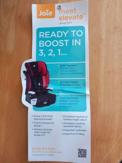Childs Joie car seat group 1/2/3 and booster seat in one