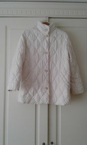 Quilted White Jacket.