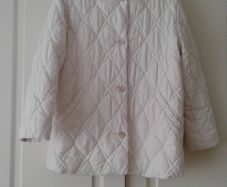 Quilted White Jacket.