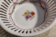 Lovely Antique Bavaine Flowery Dish.
