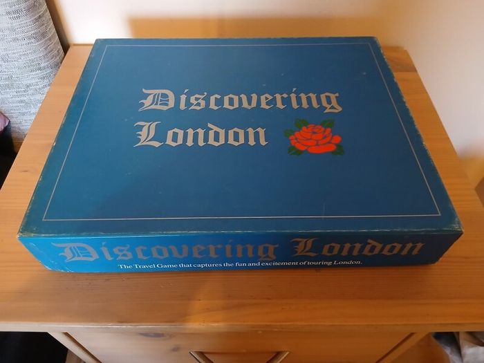 vintage discovering london board game