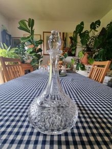 Large crystal carafe