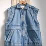 Ba&sh Denim Sleeveless Jacket Size 1 Image 2
