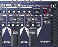 Boss ME50 multi effect Bass Pedal