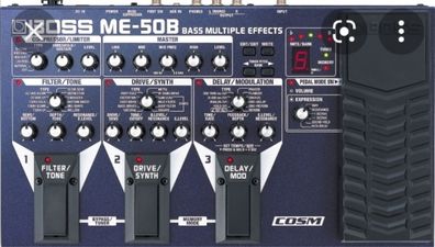 Boss ME50 multi effect Bass Pedal