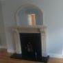Fireplace surround & mirror & closed fire Image 2