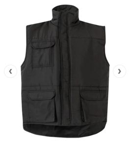Velilla Man's Padded Work Vest - size M