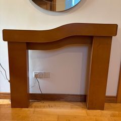 Designer fire mantel