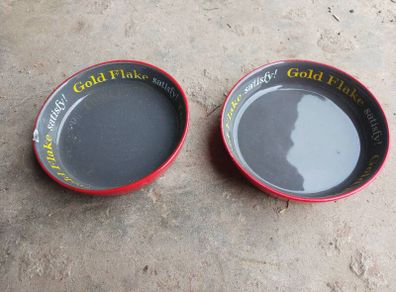 Two Gold Flake Ashtray from 1990