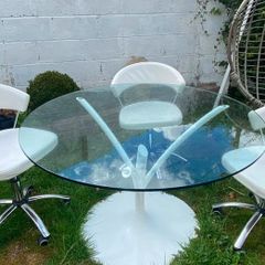 Calligaris Italian leather chairs