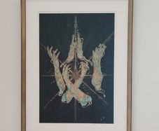 Original framed watercolour painting