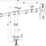 Core Double Monitor Arm Image 3