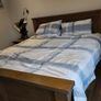 COMPLETE Bedroom Suite.  Solid Wood Dark Pine Image 2