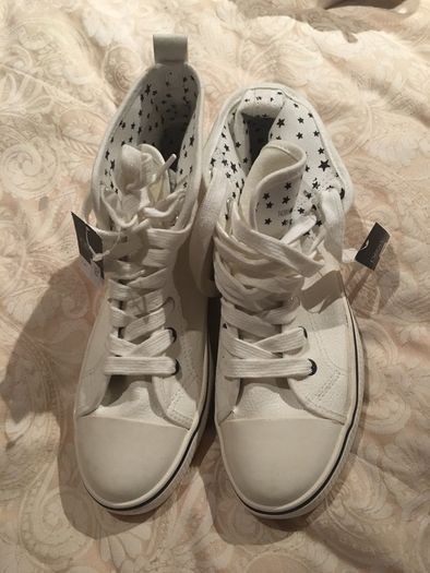 white leather boots