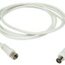 Coaxial F-type Plug to Coax Plug Lead 2 Meter Image 2