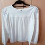 Designer Max Mara Weekend - Giotto Cotton White Blouse - Size M UK 12 - BNWT RRP 130 Image 7