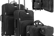 4 piece luggage set Suitcase Baggage Luggage - Storable in each other!
