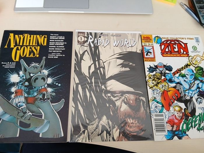 over 30 independent comics