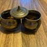 Selection Hand carved Brass items. Image 10
