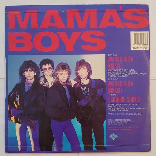 Mama's Boys - Waiting For A Miracle - 12" Vinyl