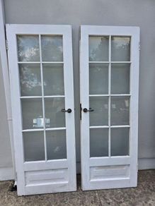 Internal wooden glass doors