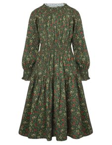 Brand New GRACE KARIN Girls' A-Line Floral Dress Long Sleeve Pockets Autumn