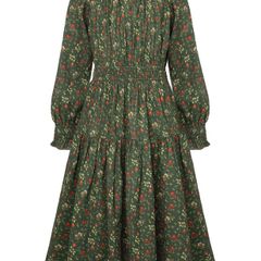 Brand New GRACE KARIN Girls' A-Line Floral Dress Long Sleeve Pockets Autumn