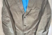 Gant Corduroy Blazer Jacket EU48 Medium Yellow Cord Chore 3 Button Lined