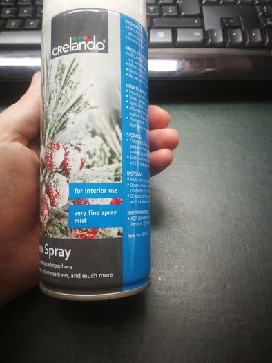 Snow spray