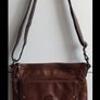 M&S Collection Genuine Leather Crossbody  Dark Tan Image 3